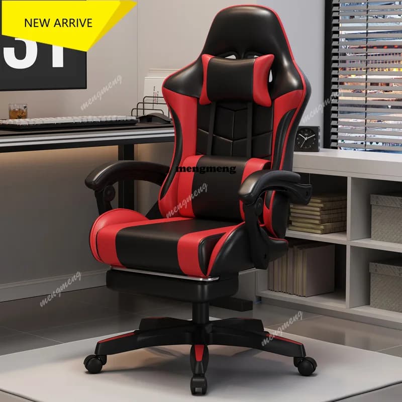 Sedia da gioco con ruote Chaise De Bureau Tavolo da scrivania da gioco Poltrona reclinabile Mobili Sedie in chiffon per puleggia del soggiorno