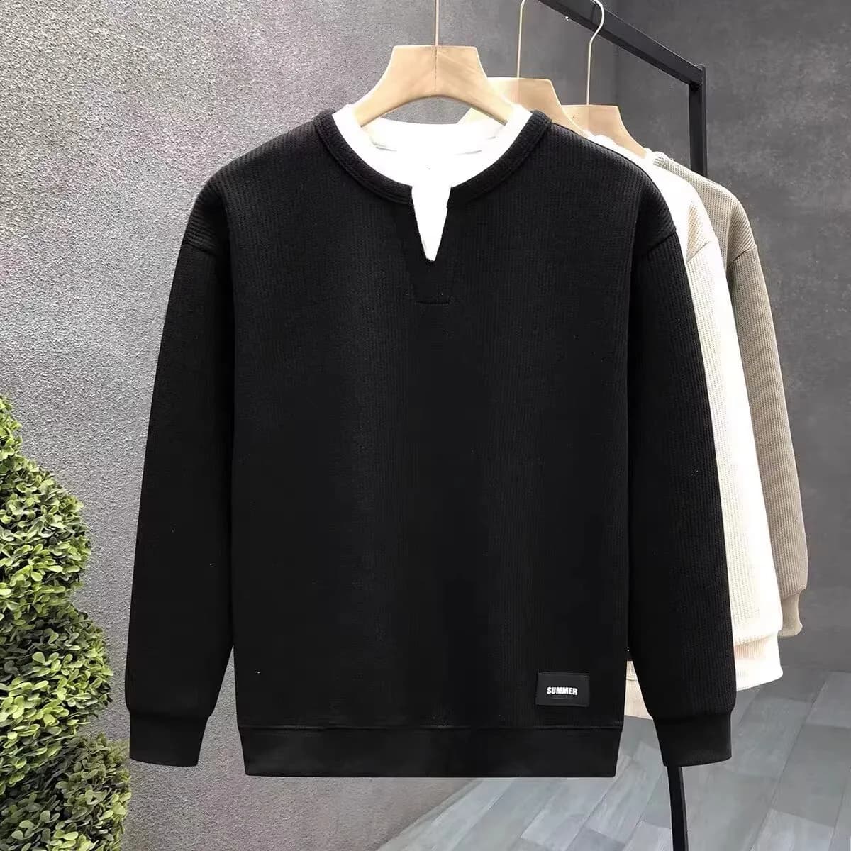 Loose Casual Long Sleeve Men's Hoodie Trendy Spring Autumn New Style Versatile Lightweight Comfortable Polyester Fabric round...