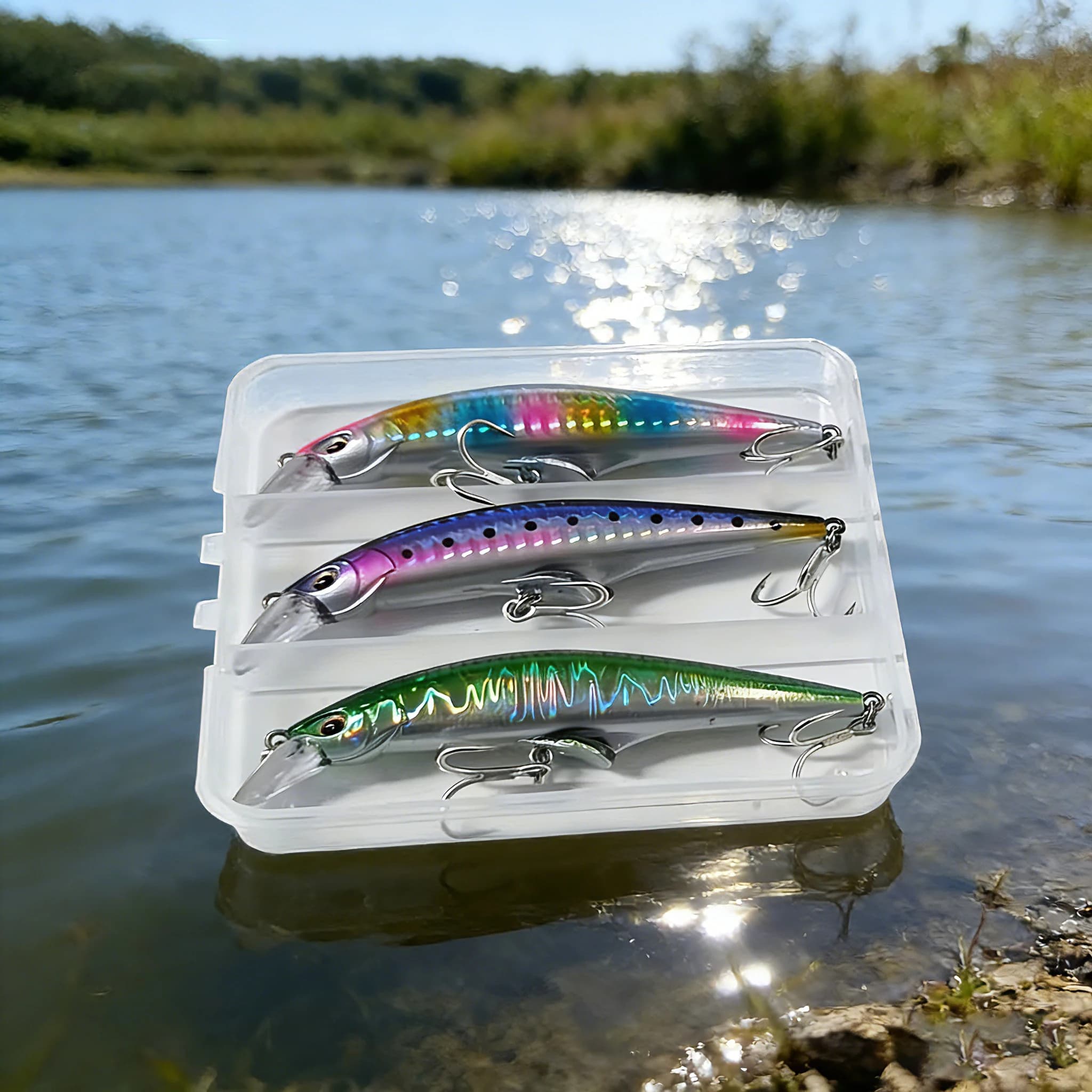 3 pcs/box Artificial baits 30g Big Minnow Floating, Dure baits, Swimbait, for fishing, Box Equipment
