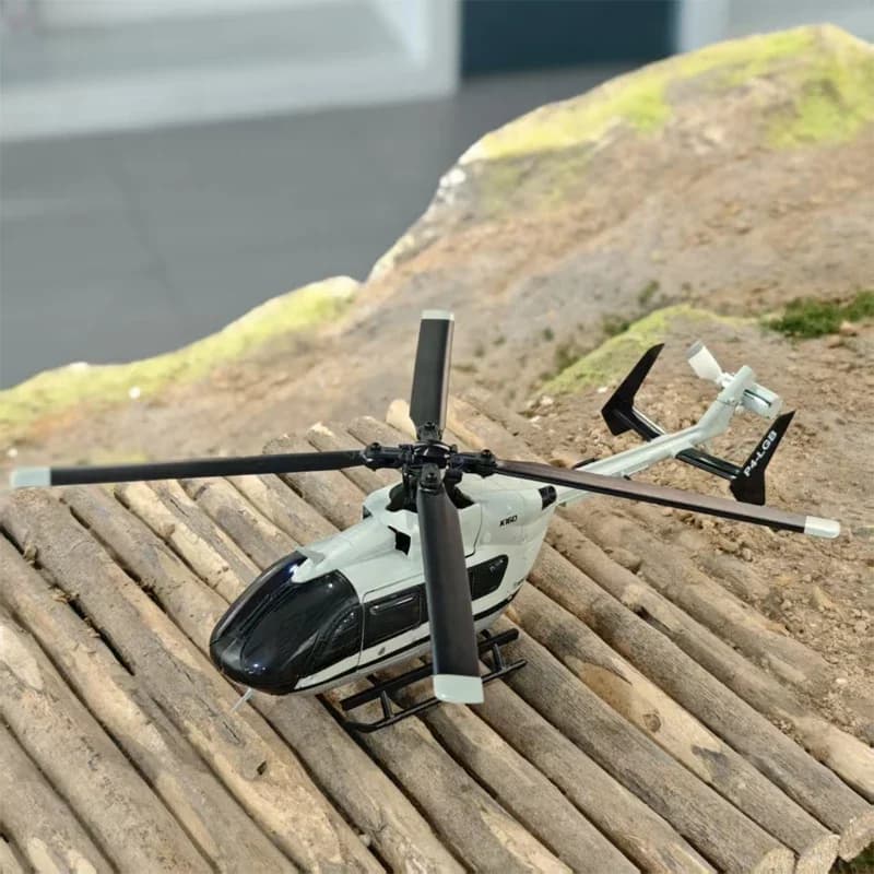 Wltoys K160 Rc Elicottero 2.4g 4 Canali 6 Assi Giroscopio Motore Brushless Led Aereo di Controllo Remoto Ec-145 Simulazione Aereo Giocattolo