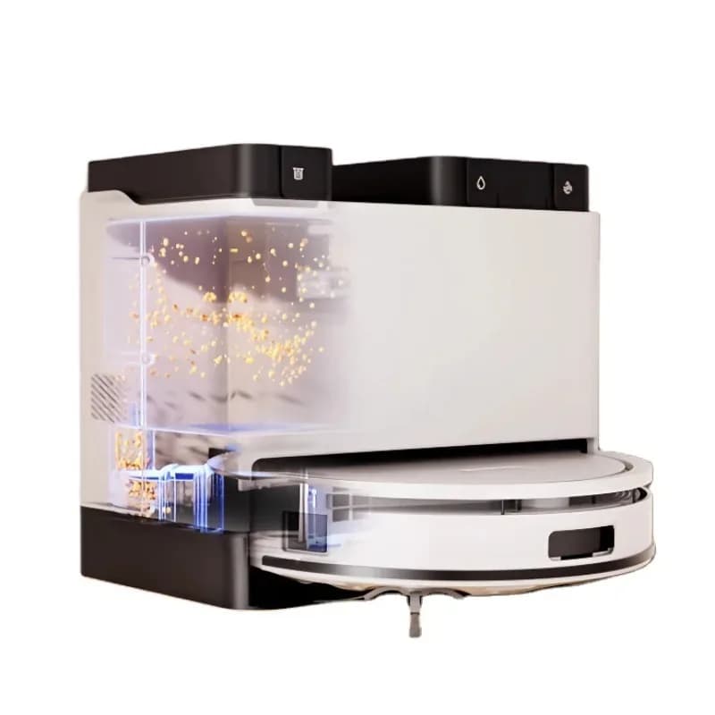 Aspirapolvere Robt Mop autopulente completamente automatico Macchina per pulire a umido/a secco Filtro HEPA per auto domestica Plastica UE