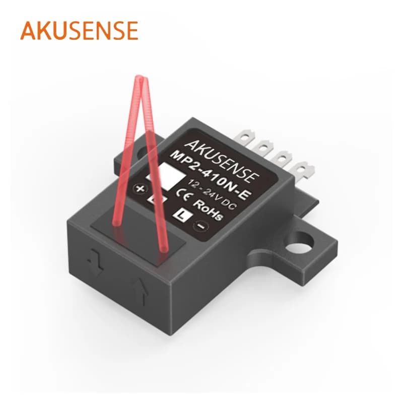Sensore Ottico AkuSense 24V DC, Sensore Fotoelettrico a Riflessione Diffusa a Raggio Infrarosso