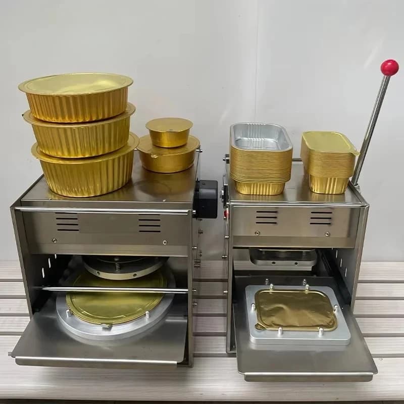 Containers Cups Illatrice Aluminum Foil Fast Food China Manual Cooling