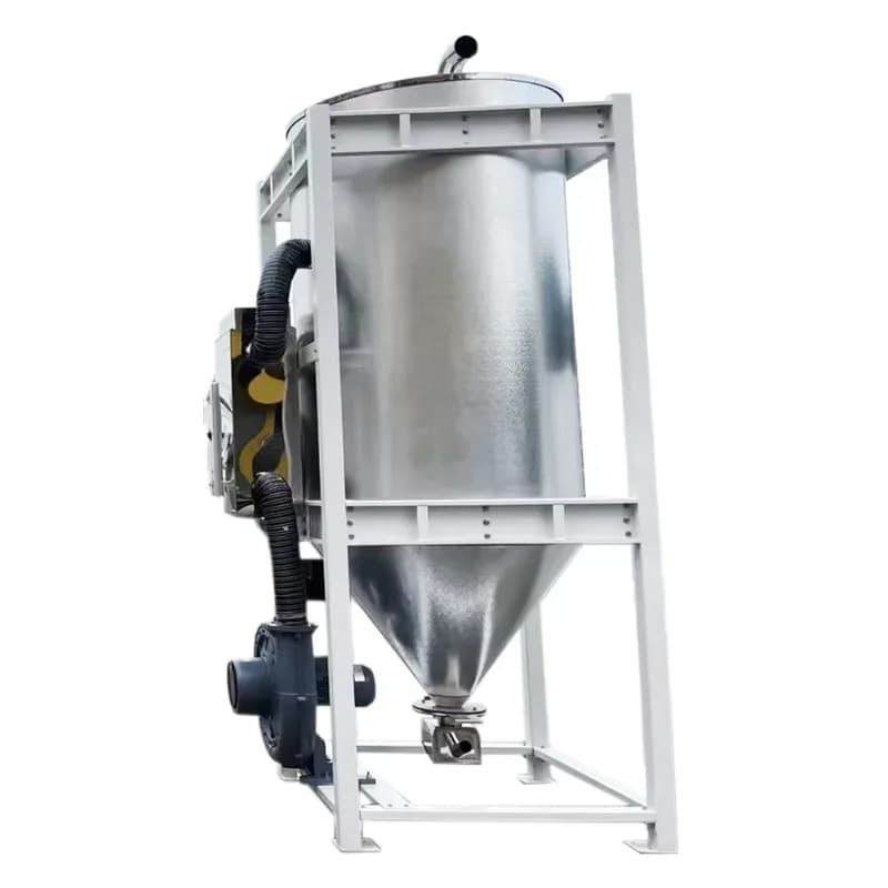 Essiccatore europeo Deumidificatore per particelle di plastica Asciugatrice tre macchine in uno