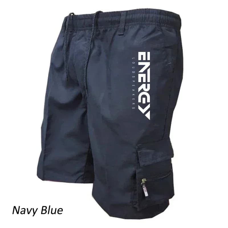 Pantaloncini da Lavoro Outdoor 2026, Pantaloncini da Lavoro da Uomo, con Elastico in Vita, Pantaloncini da Ciclismo, Pantaloncini Casual Multitasche, Stampa Sportiva