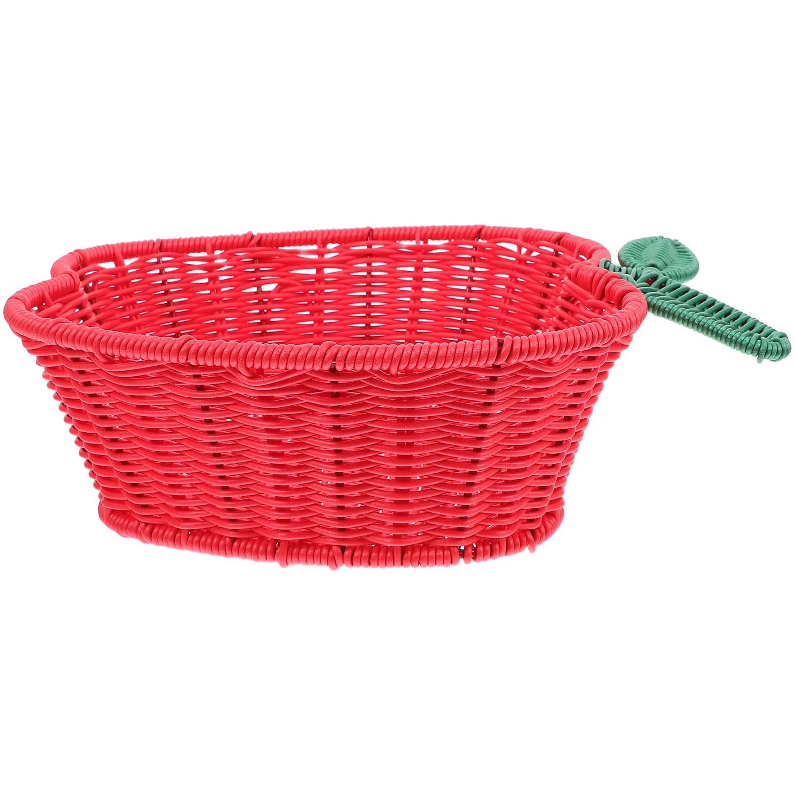 Cestino Piccolo in Rattan Naturale per Snack, Frutta, Caramelle, Frutta Secca e Pane - Organizer da Cucina per Bancone e Tavolo