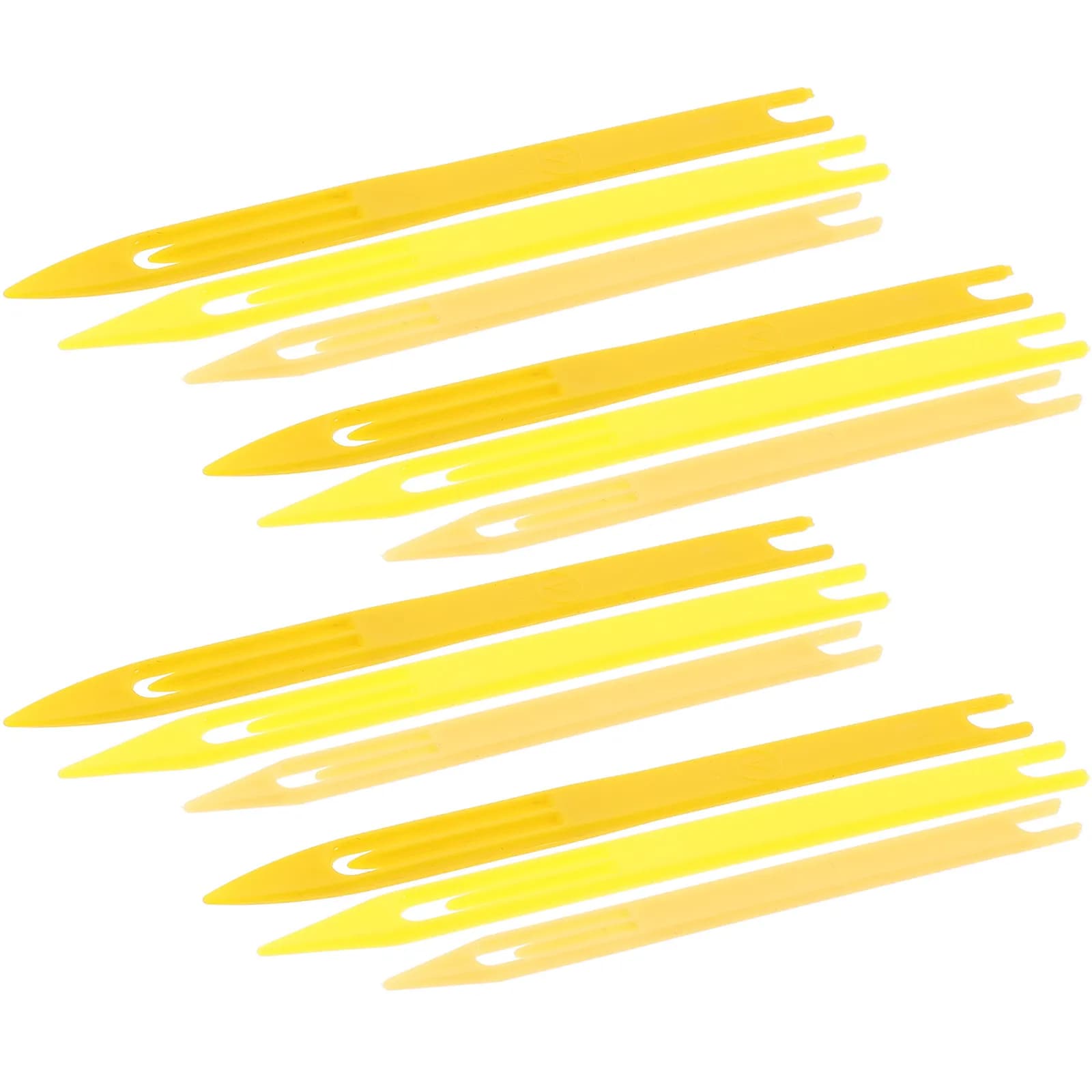 Set di 40 Aghi per Riparazione Reti da Pesca, Misure 1 2 3 4, Utensile in Plastica per Riparazione Reti, Navette per Tessitura