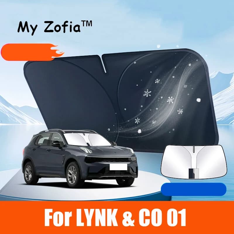 Per Lynk & Co 01 Link Co 01 2024 2025 2026 Auto Parabrezza Parasole Copertura Anti UV Protezione Pieghevole facile da riporre Accessori