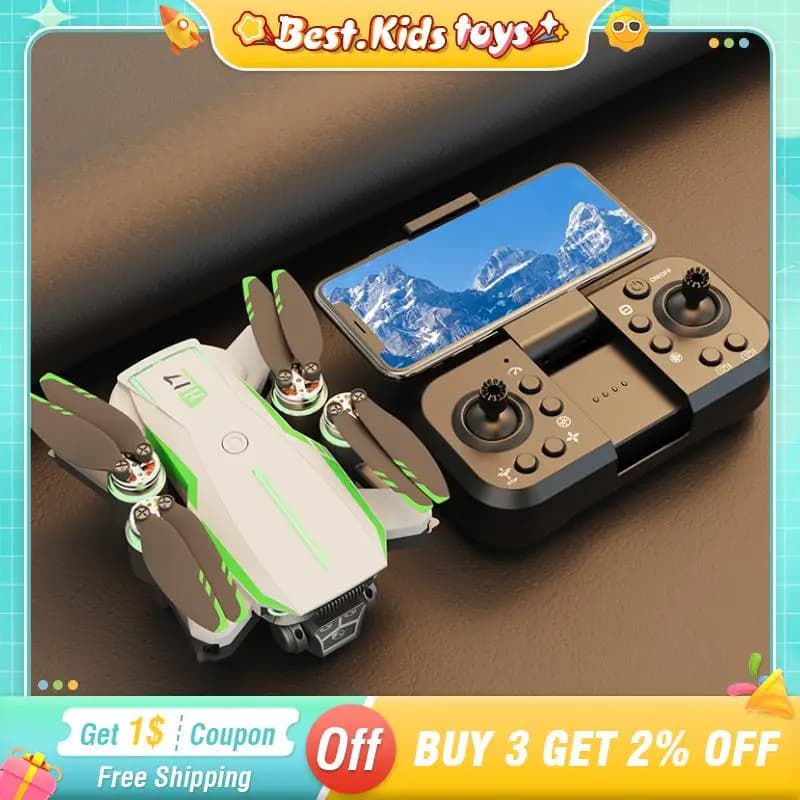 2.4G RC 360 Stunt 4K Drone 4CH APP Telecomando HD Fotografia aerea Brushless Flusso ottico Doppia fotocamera Quadcopter Giocattoli per bambini