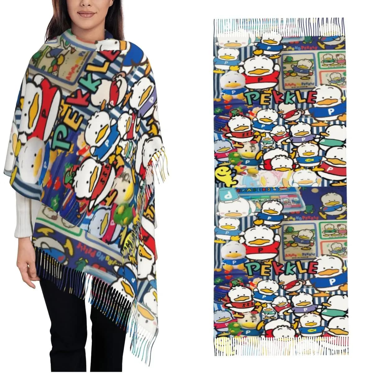 Pekkles Shawl Wraps Womens Warm Large Long Scarf Pashmina Shawl Scarves