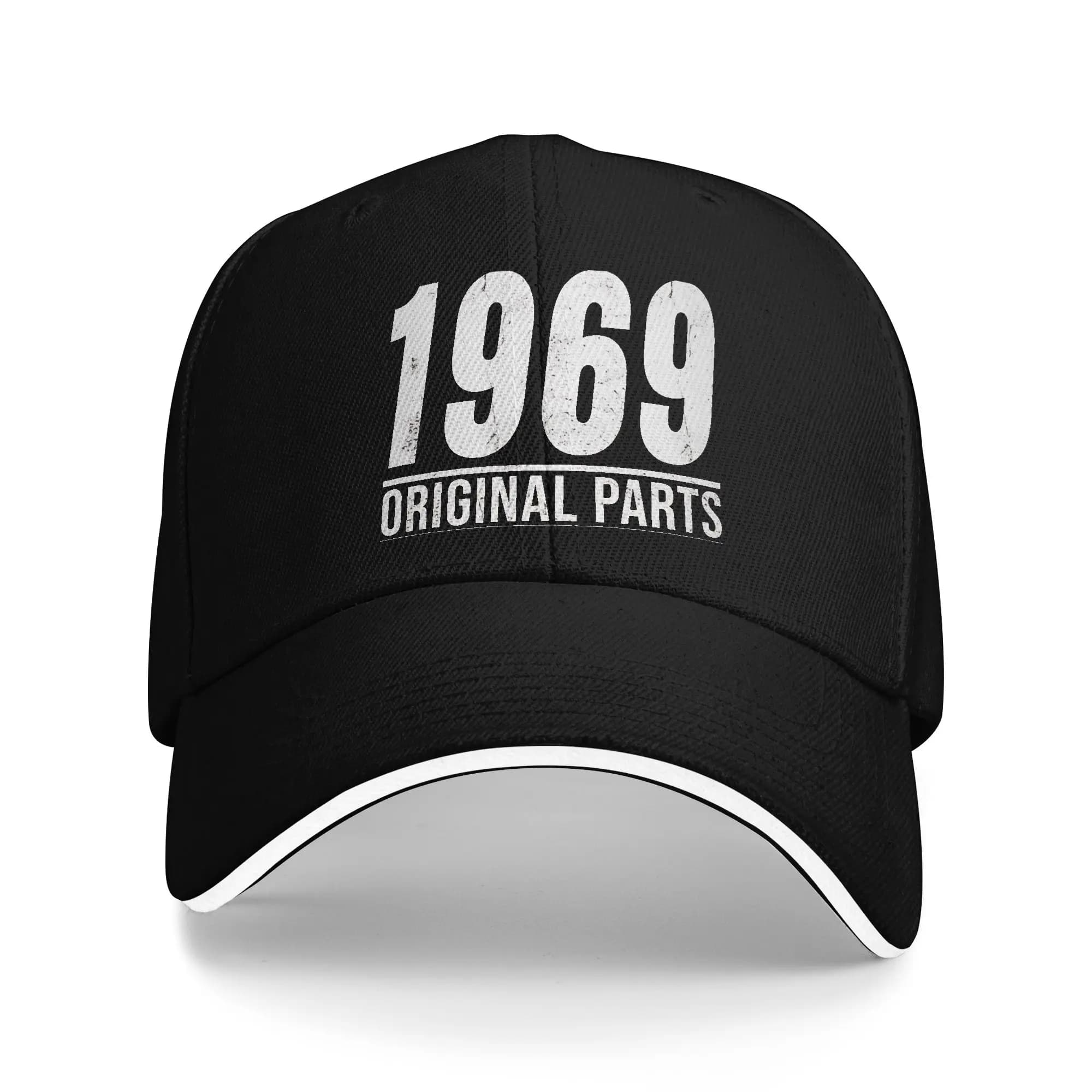 54th Birthday - 1969 Original Parts 54 Year Old Birthday Baseball Cap Casual Hats Spring Men Adult Tennis Skate Baseball Caps