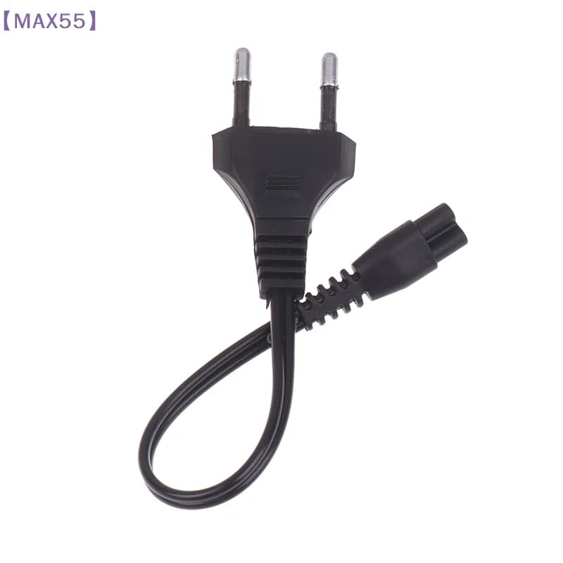 【MAX-55】 1Pc Spina UE Cavo di ricarica a doppio foro 220V 110V Ricarica diretta Torcia Caricatore Cavo di alimentazione Torcia Accessori