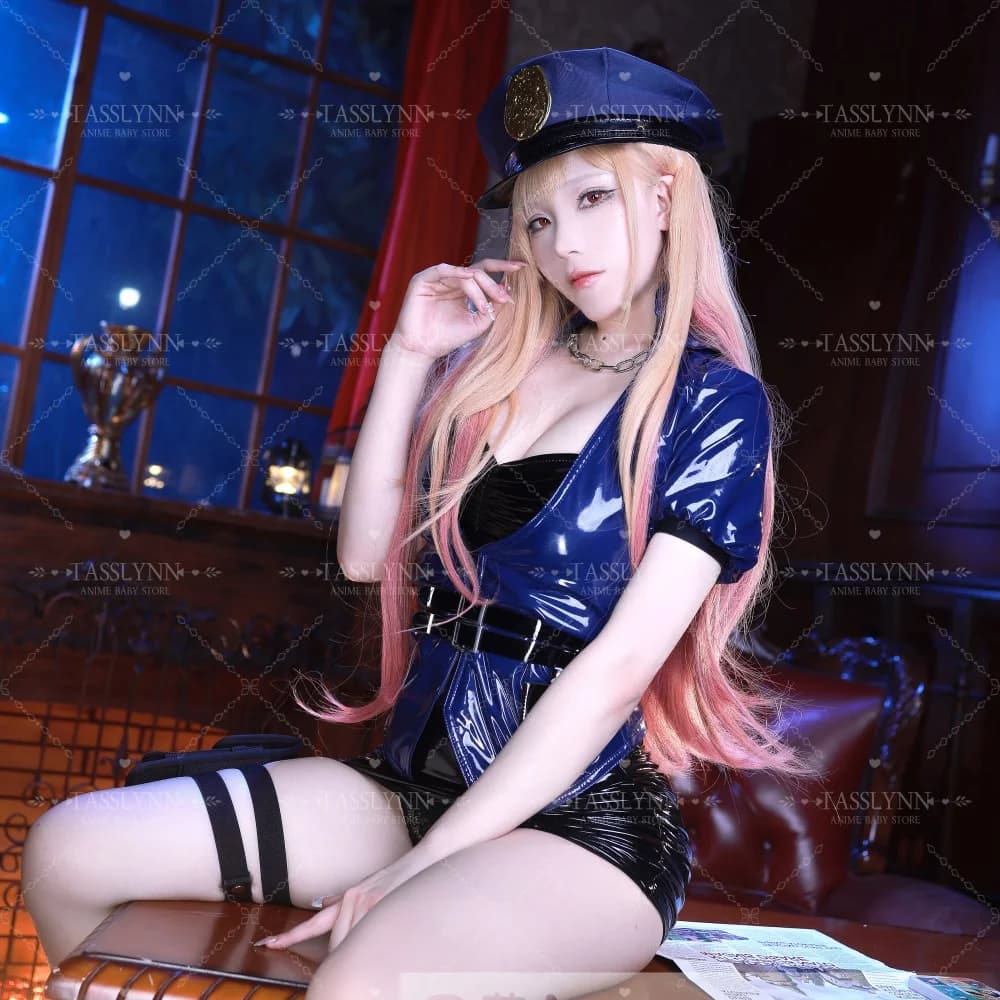 Kitagawa Marin Costume Cosplay Kitagawa Marin Police Women Uniform Girl Cute Girl Eachssanti Party Role Game Women's Police Uniforms