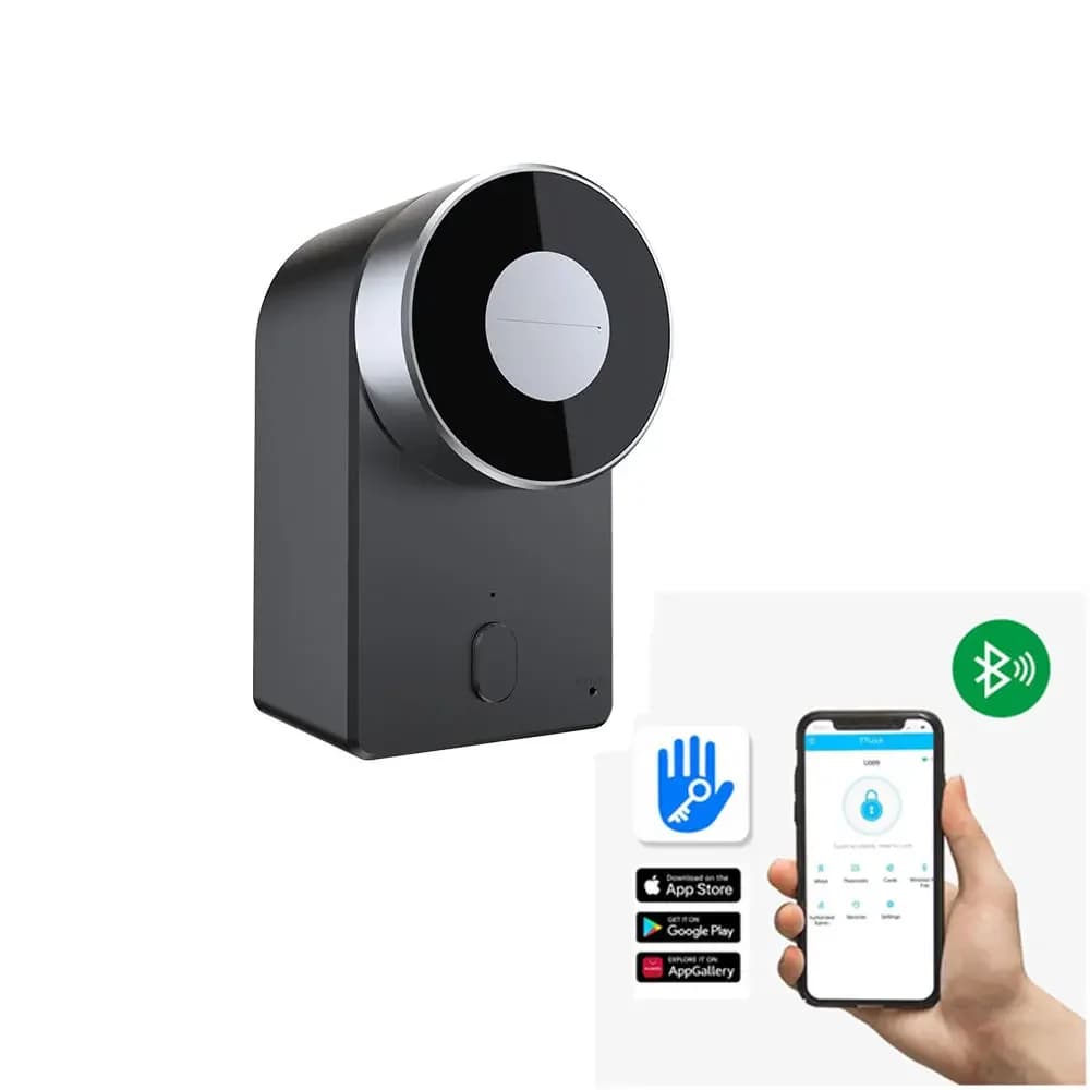 Nuovo Serratura Cilindrica Intelligente Rotonda Euro Tuya Ttlock con App Wehere per Casa, Appartamento e Hotel
