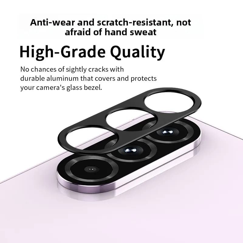 1-2 Pezzi Protezione in Alluminio per Obiettivo Fotocamera Posteriore per Samsung Galaxy A57 A37 A56 A36, Anello Protettivo Antiurto per Schermo