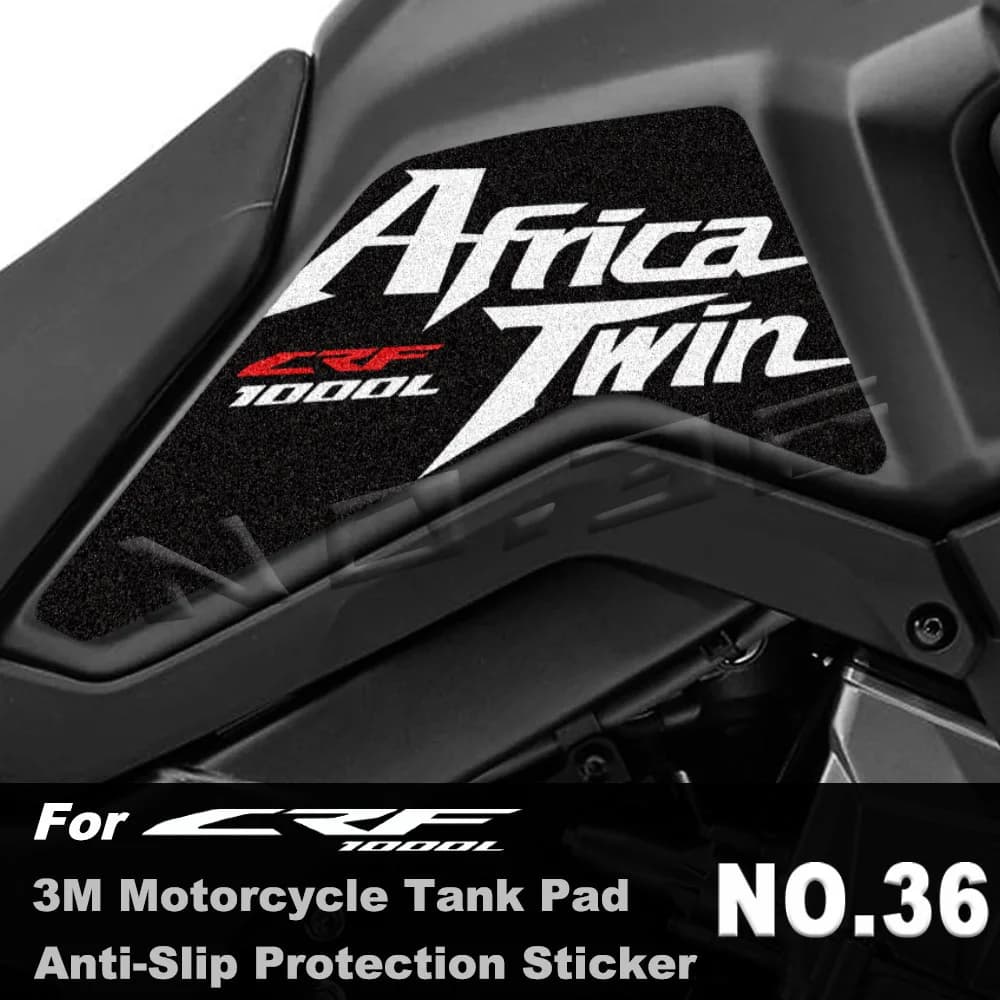 3M Motorcycle Tank Pad Sticker Motocross Knee Grip anti-slip decal protection accessories for Africa Twin ADV 2016-22