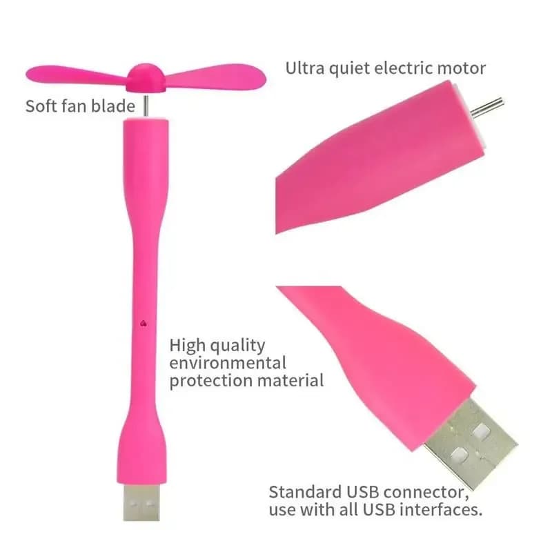 USB Fan flessibile Mini USB Output Mini ventilatore portatile Gadget USB per Tablet
