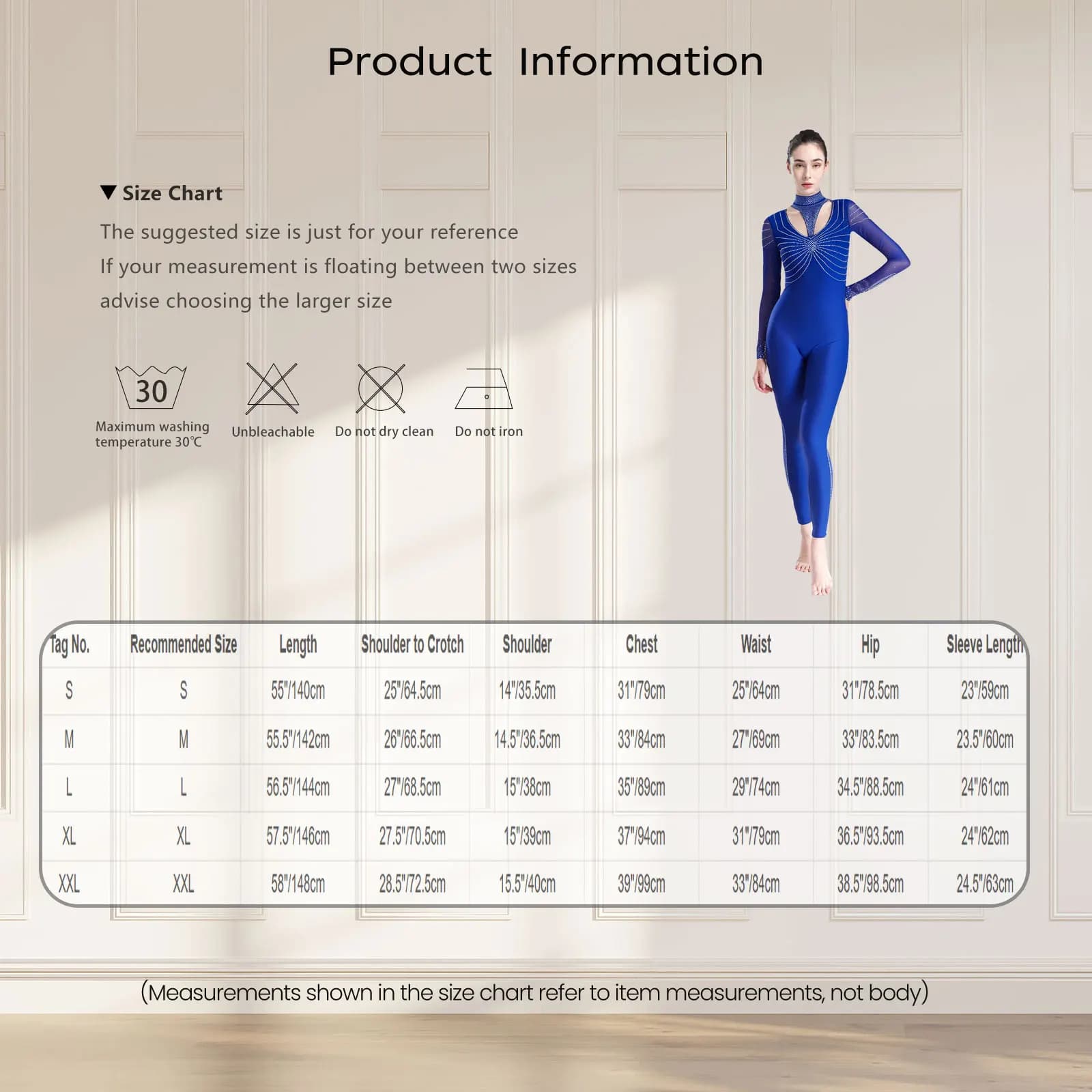 Tuta da ginnastica da donna in spandex Balletto Danza Body intero Unitard Strass lucidi Pattinaggio di figura Costume Performance Dancewear