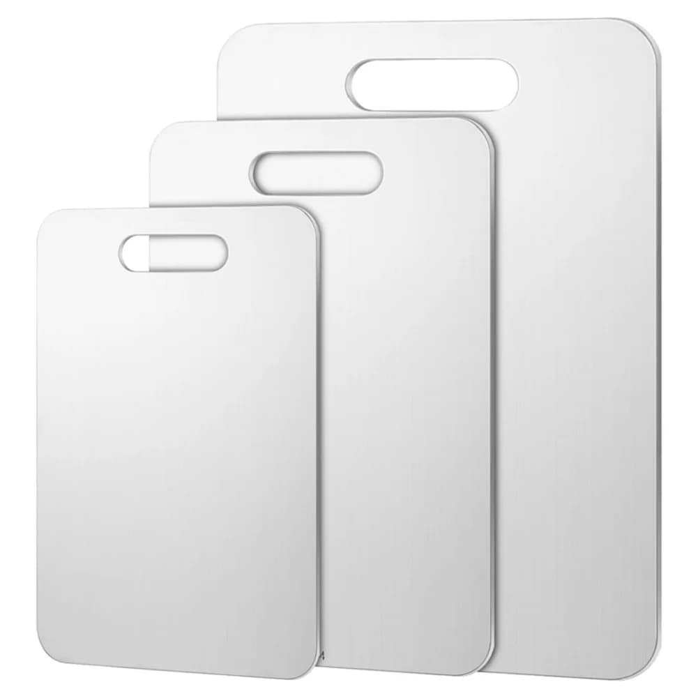 Set of 1 Stainless Steel Tails with Handle, Double Side Cutting for Meat, Fruit and Vegetable