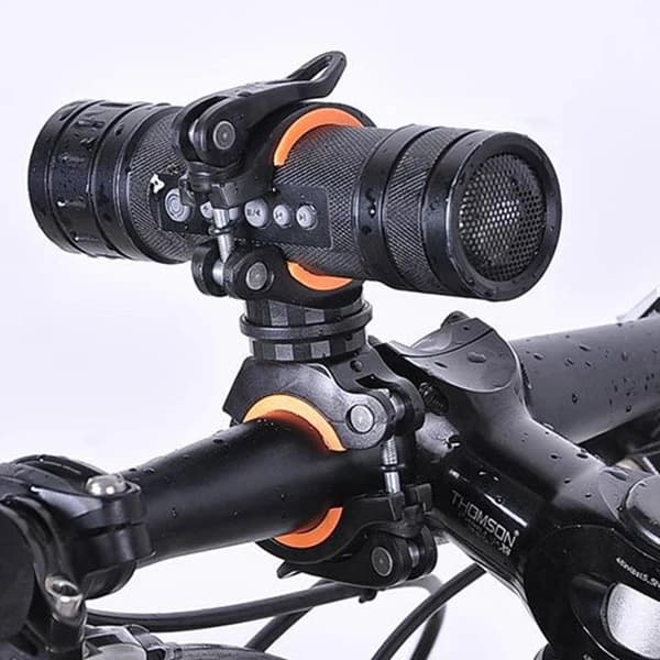 ABXY 360 Degree Rotating Cycling Bike Light Double Holder LED Front Flashlight Lamp Pump Handlebar Mount Holder Bicycle Accessor