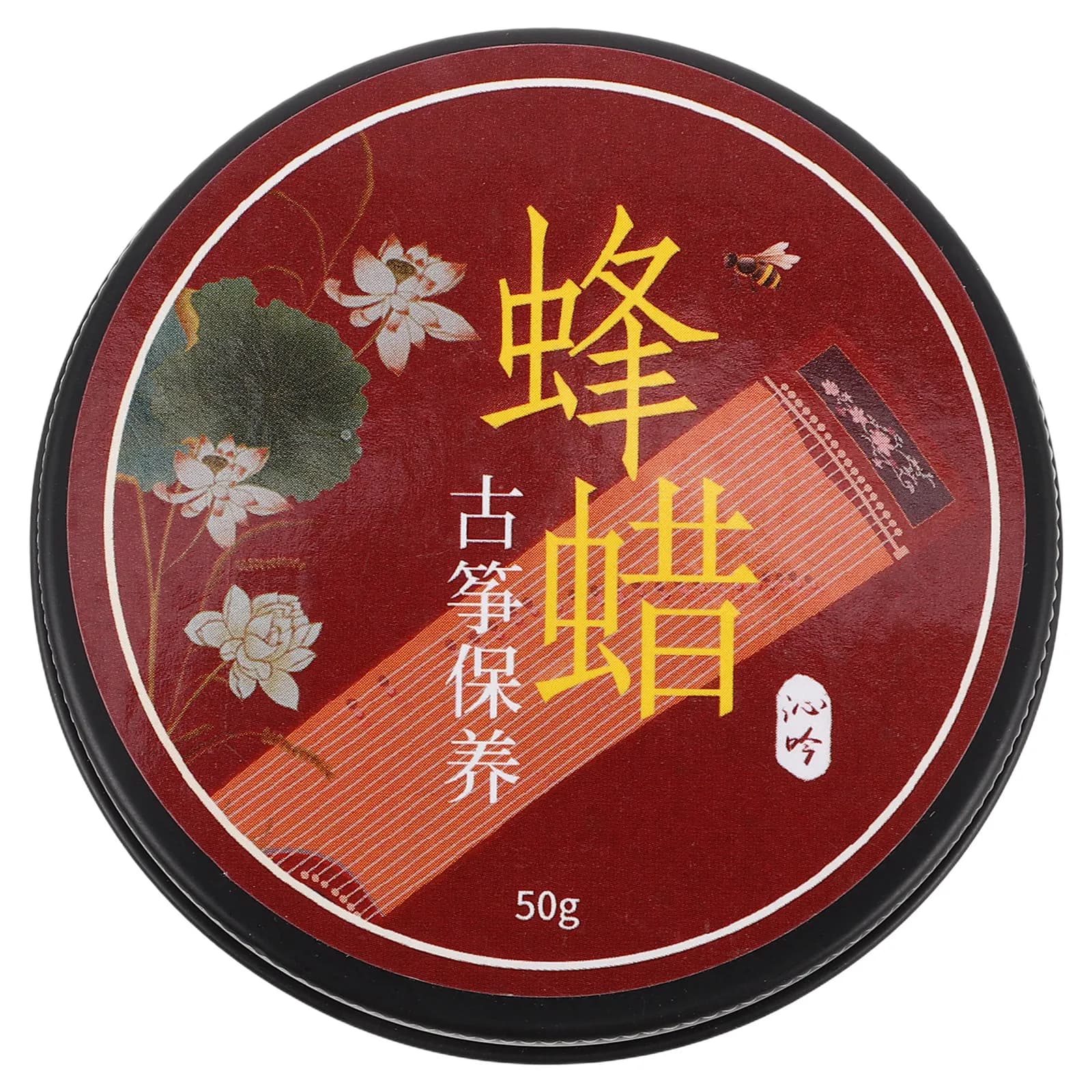 Cera di cera d'api tradizionale per strumenti in legno: chitarra, erhu, violoncello, violino - Pasta lucidante idratante per la manutenzione che previene le crepe