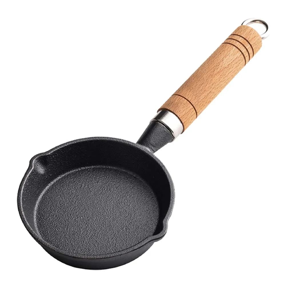 For barbecue Mini pan in cast iron pan ideal for breakfast as shown cast iron pan for grilled steaks