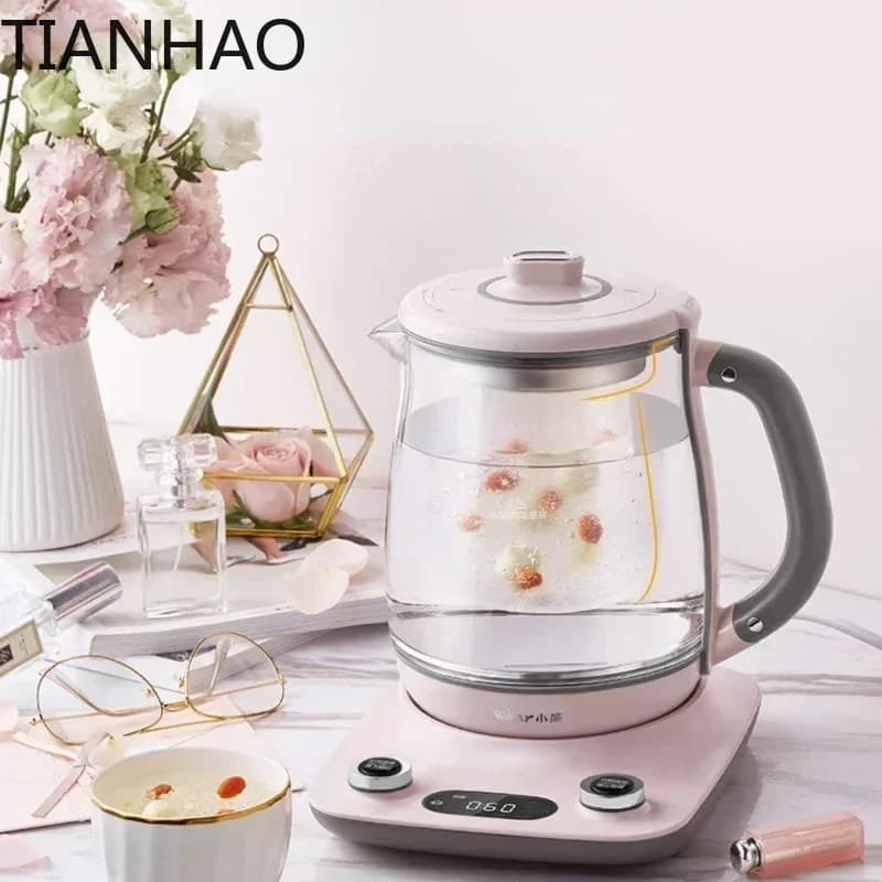 Bird's Nest Health Pot Household Multi-Functional Thickened Glass Stew Cup Electric Scented Tea Kettle 1.8 Liters