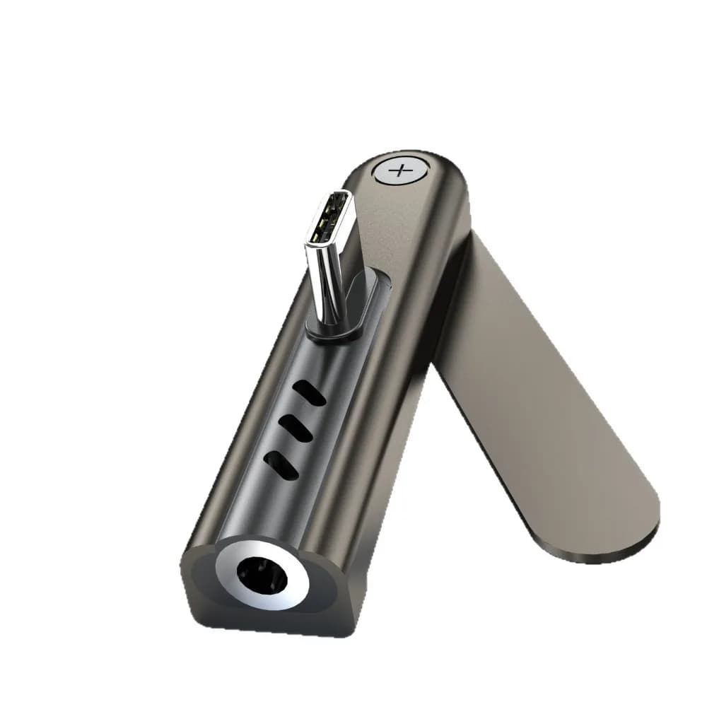 New Foldable Audio Adapter Portable Mini Headphone Jack Converter Mobile Phone Accessories Earphone Connection