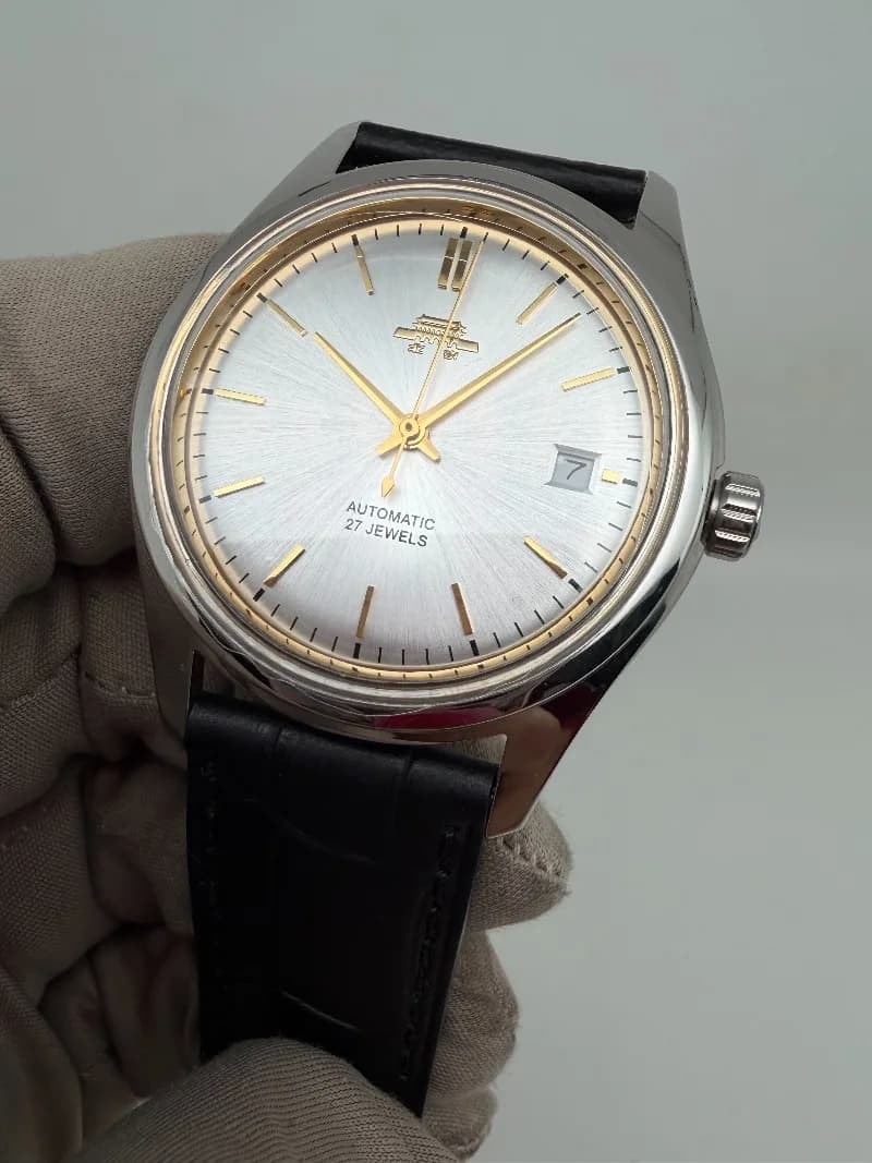 Orologio da uomo Beijing, replica di un grande orologio meccanico automatico a tre lancette, edizione 2013
