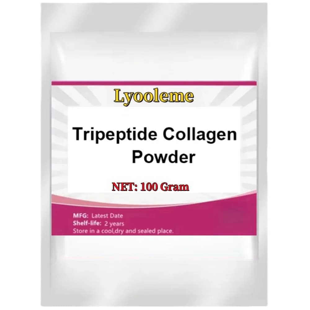 Warm sale collagen tripodtid powder, reduces wrinkles, raw cosmetics, skin whitening and smooth, delay aging