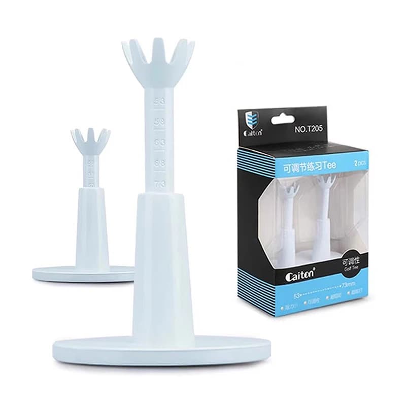 1/2 Pezzi Supporto Regolabile per Palline da Golf, Tee da Golf, Allenatore per lo Swing, Tee da Pratica, Accessori da Golf