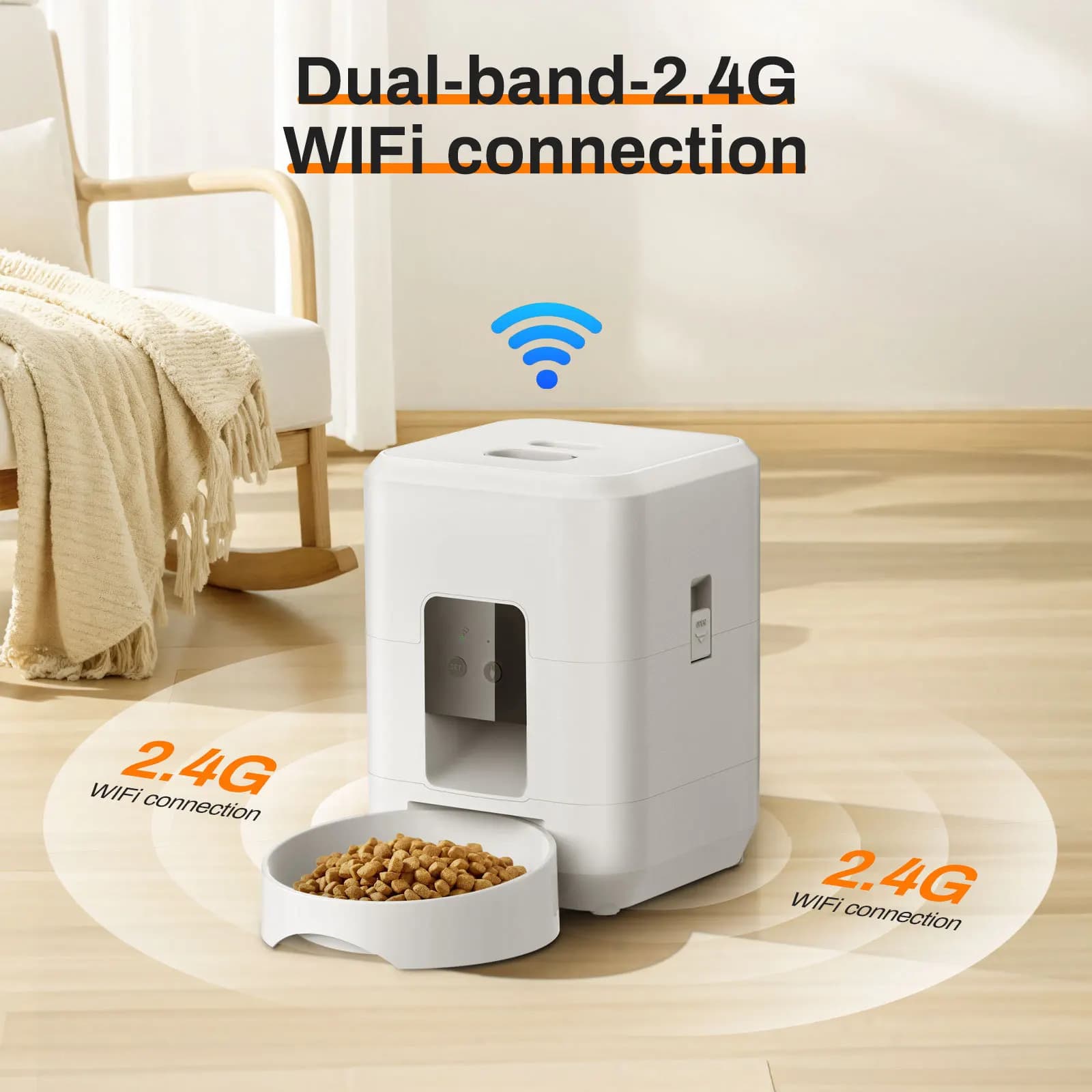 Smart Pet Feeder Automatic Cat Feeder Dog Slow Food Machine With Timed Quantitative Automatic Cat Food Dispenser Cat Dog Bowl