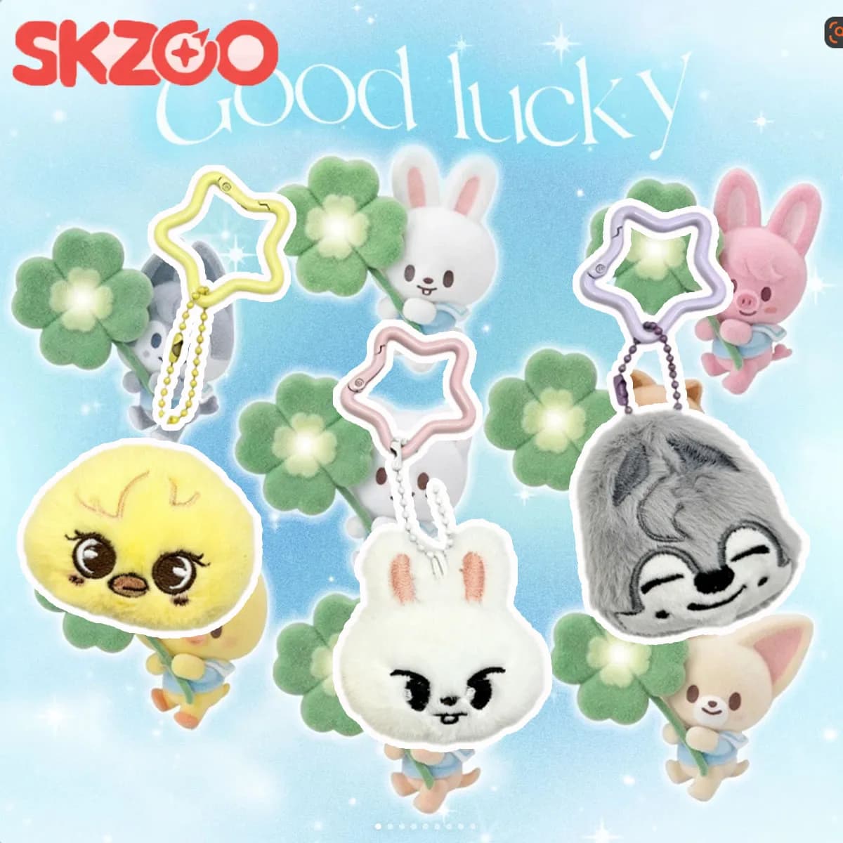SKZOO K-pop 2026 Portachiavi Nuovo Simpatico Accessorio Idol, Ciondolo Peluche, Bambola, Regalo, Ornamento da Appendere