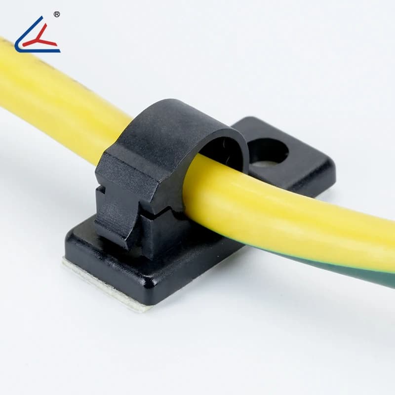 Clip per organizer per cavi autoadesive da 20/50 pezzi – Morsetto porta cavi USB regolabile per la gestione dei cavi da tavolo