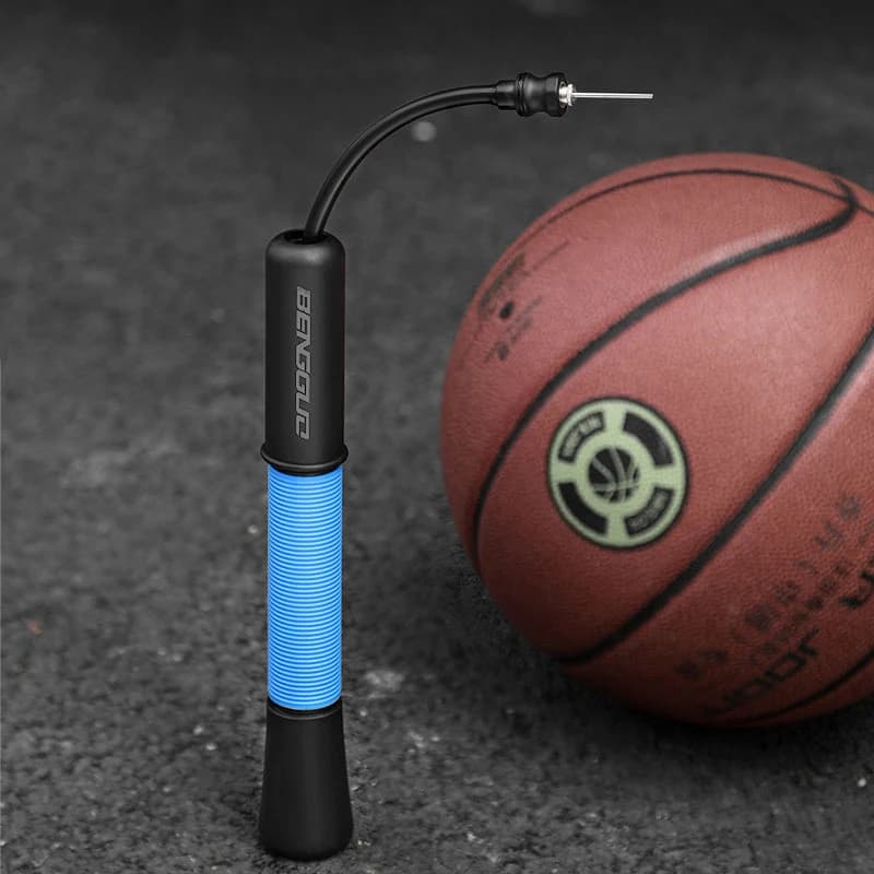 Basket Calcio Pallavolo Palla Palloncino Pompa Gonfiatore Palla nascosta Ago Pompa universale