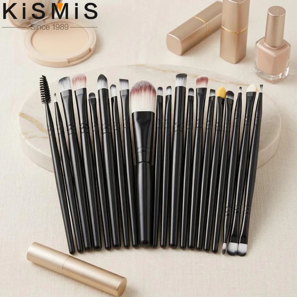 Set di 15 Pennelli Professionali Morbidi per Trucco, per Fondotinta, Ombretto, Eyeliner, Labbra, Strumenti per Sfumatura, Accessori Cosmetici