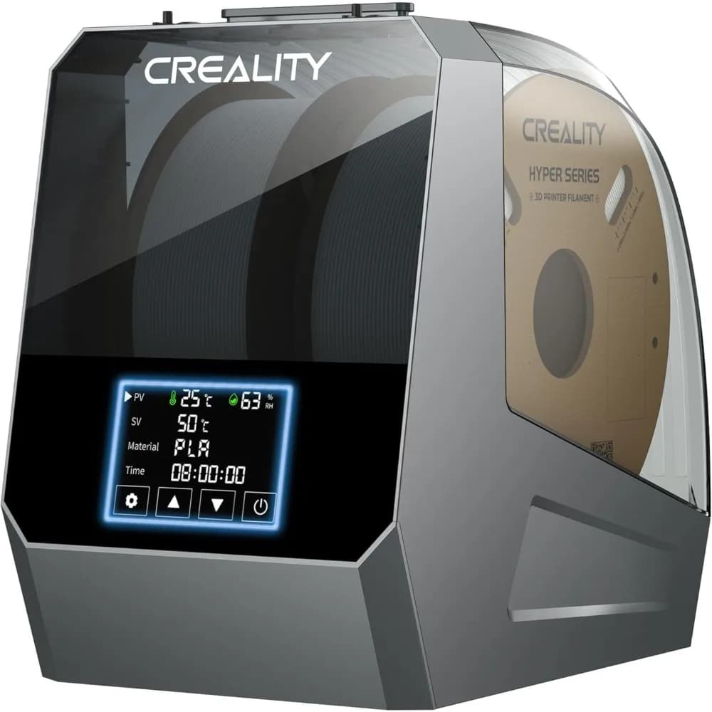 2025 Official CREALITY Space Pi Plus Filament Dryer, 2 Double Coils 360 ° Filament Dryer Box for 3D Printer Fast Heating PTC 160 W