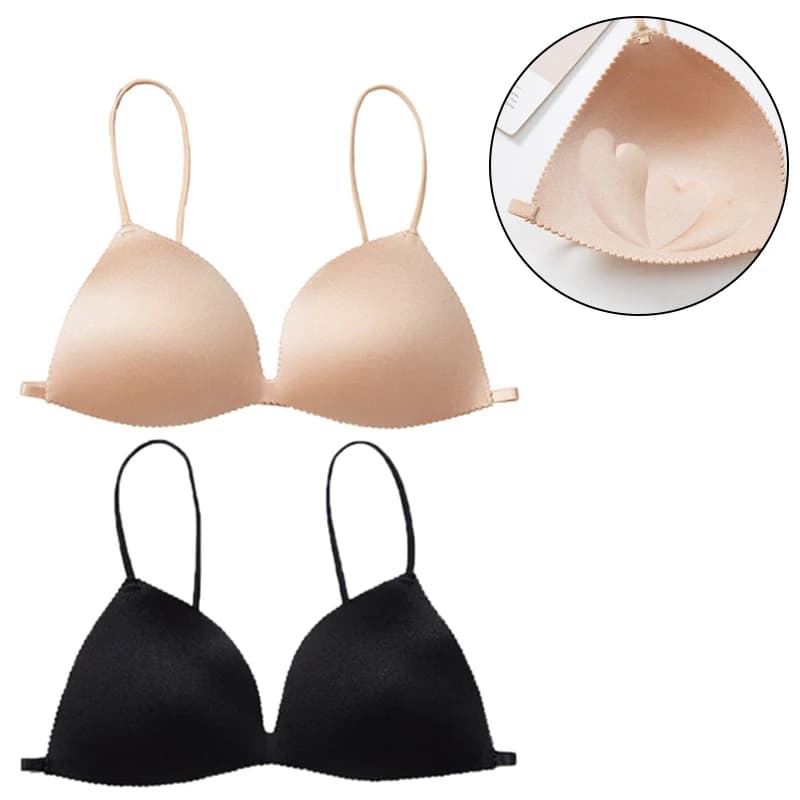 Women Stylish Silicone Bra Breathable Push up Bra Seamless Bras Lingerie Bras