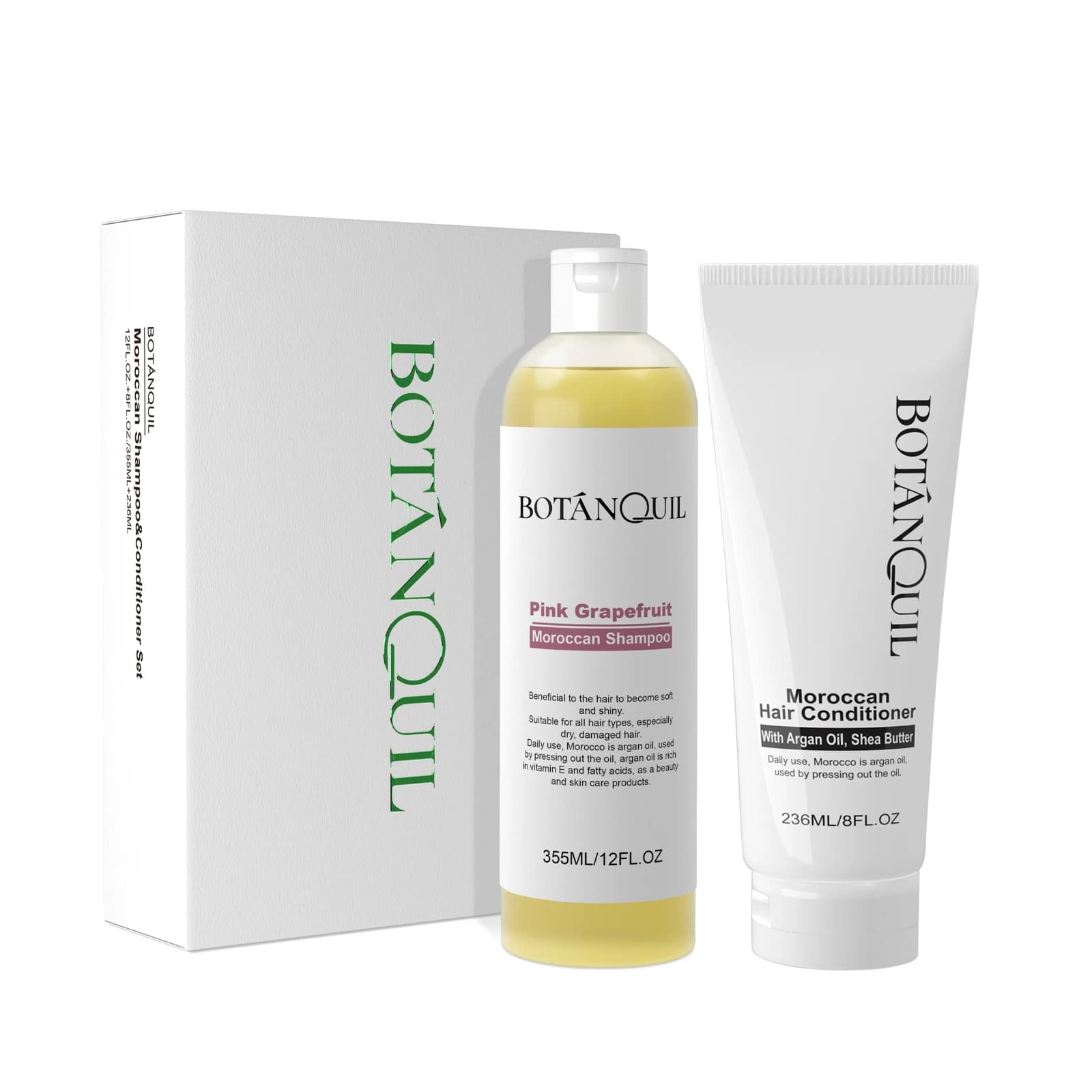BOTANQUIL Shampoo Balsamo Set Suitable for All Hair Types Perfume Citrus Cleansing Nutrient Hair Hydrating Treatment