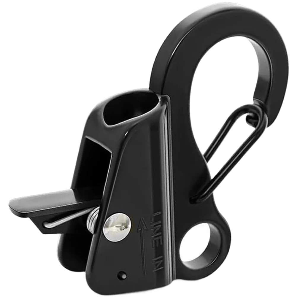 Boat For Fender Line Clips with Adjustable Sliding Rope Hook Marine Grade Stainless Steel Hardware for Securing Mooring Lines