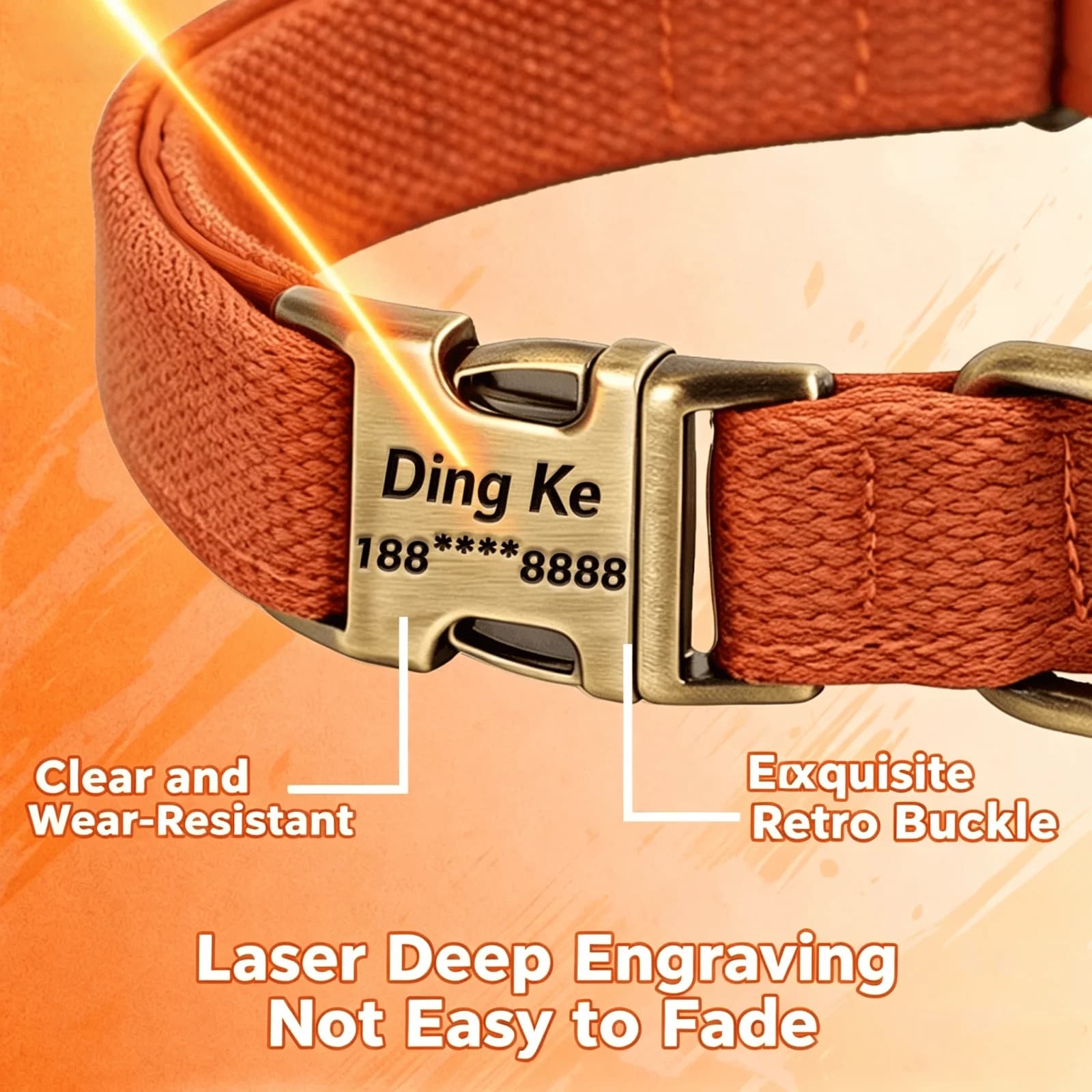 Personalized Dog Collar Leash PU Leather Dog Collars With Walking Lead Rope Free Custom Pet ID Necklace for Small Large Dogs Pug