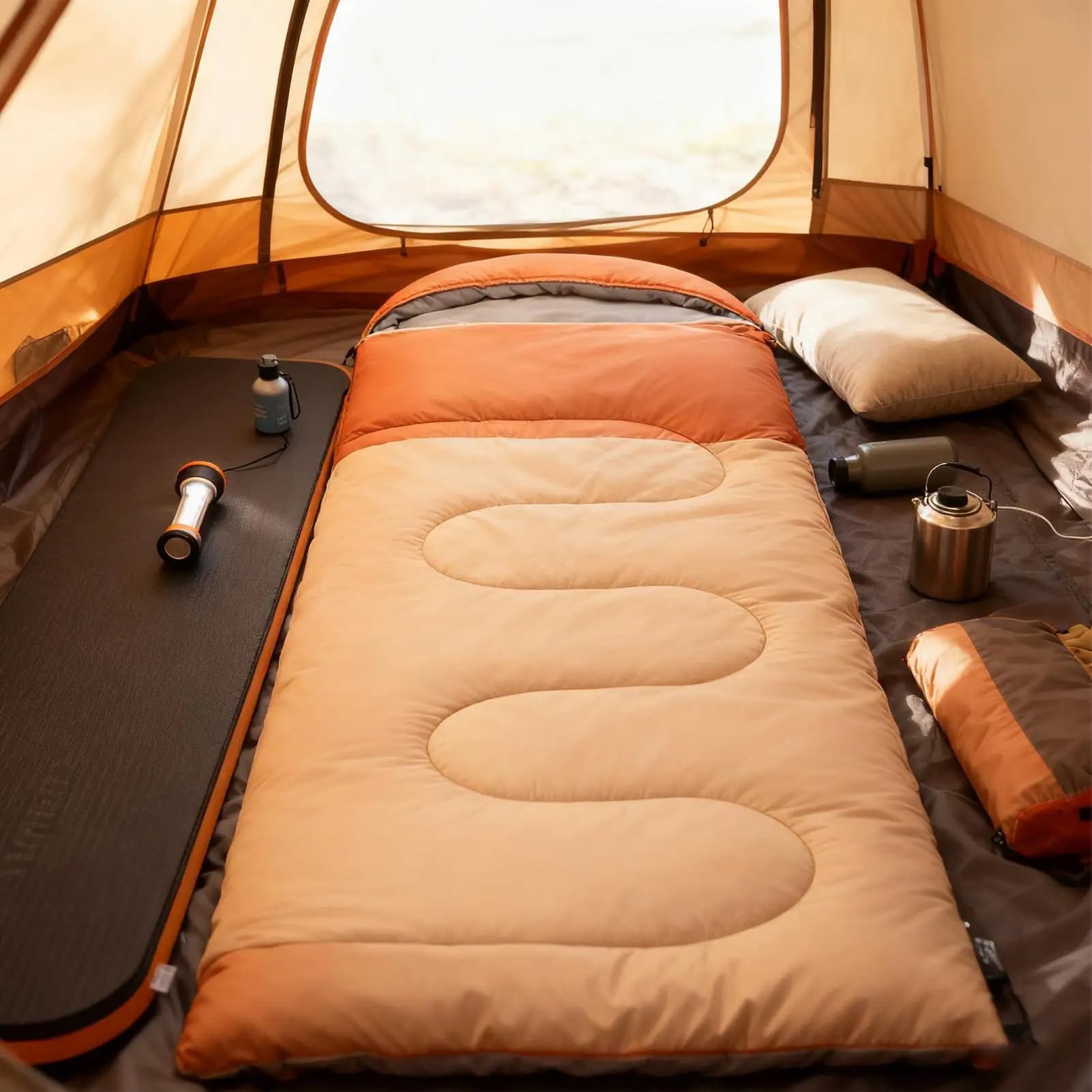 Camping sleeping bags for adults Light and warm waterproof camping equipment Adult sleeping bag for holiday trips
