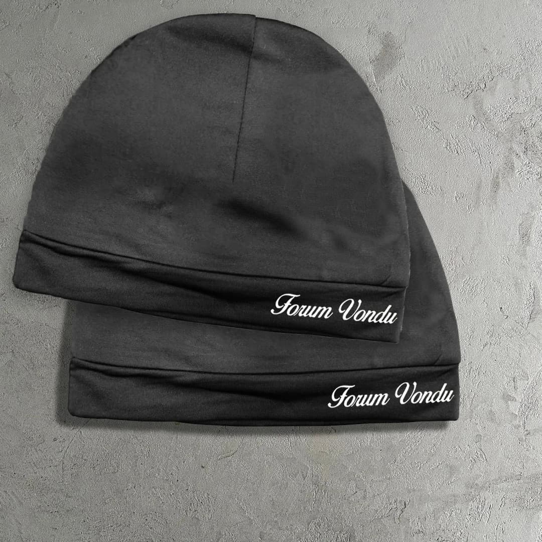 Berretto Nero Ricamato con Lettere, Cappello Sottile Lavorato a Maglia per Donna, Stile Streetwear