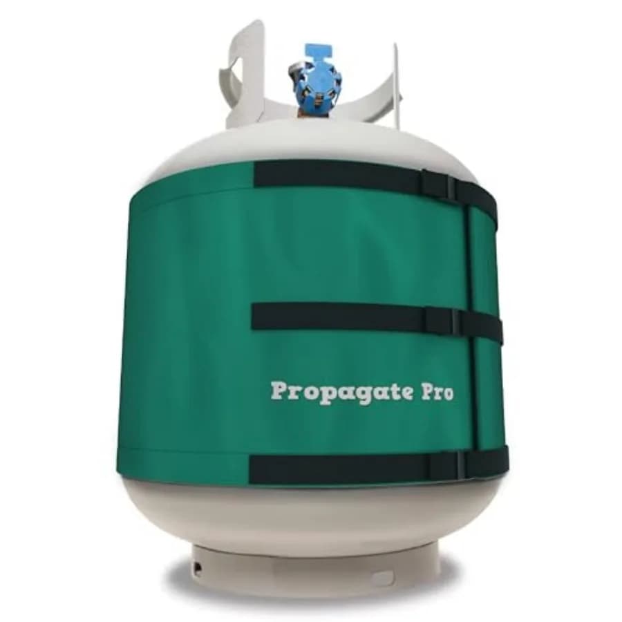 Coperta Riscaldante per Serbatoio di Propano - Scaldacilindri per Bombole GPL da 20 Libbre e Secchielli da 5 Galloni, Avvolgimento Riscaldante 110V-120V, Protezione Isolante