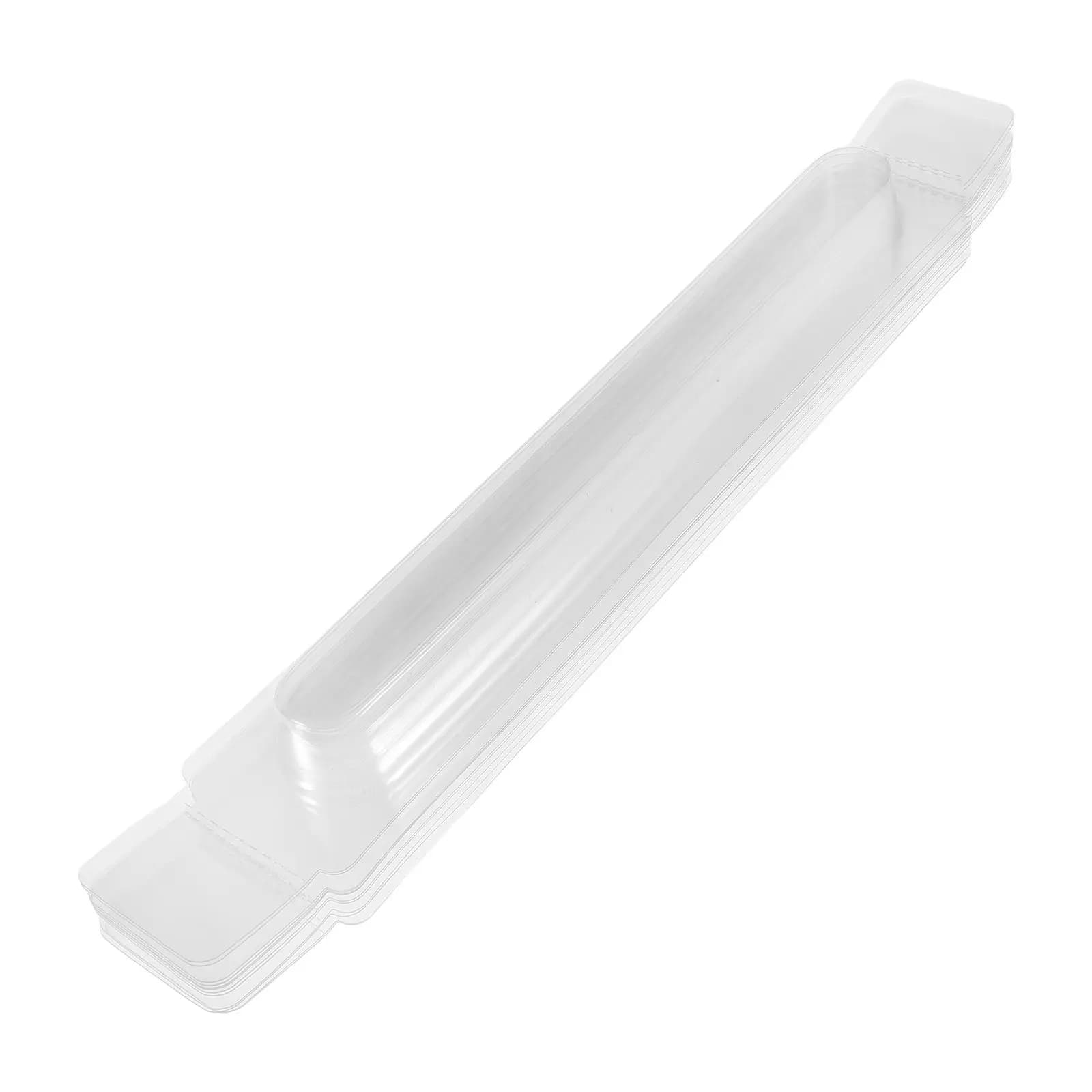 12Pcs PVC Wall Clock Hands Protective Box Transparent Pressure-Resistant Safety Cover for Quartz Clock Pointer Storage and