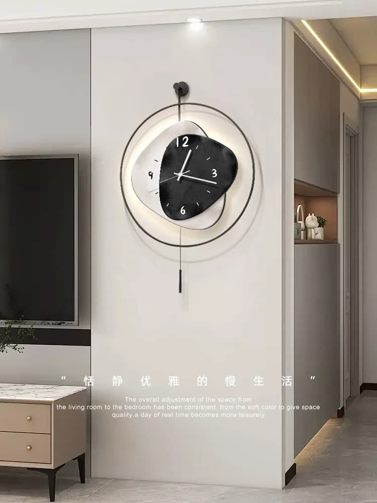 Orologio da parete moderno e semplice Orologio da parete per soggiorno Orologio creativo da parete Orologio da parete per la casa di fascia alta di lusso