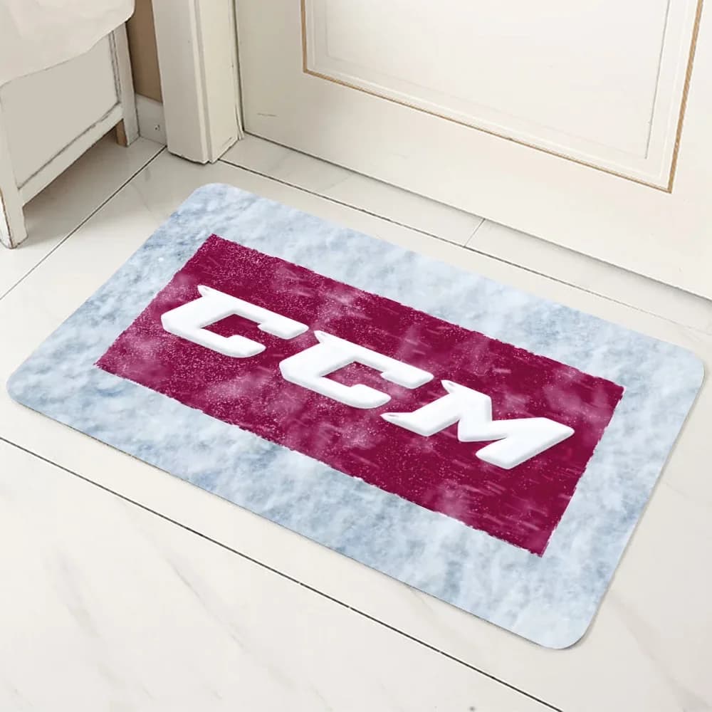 Non-Slip Entryway Rug Soft Absorbent Indoor Floor Mat for Sports Fans Home Decor