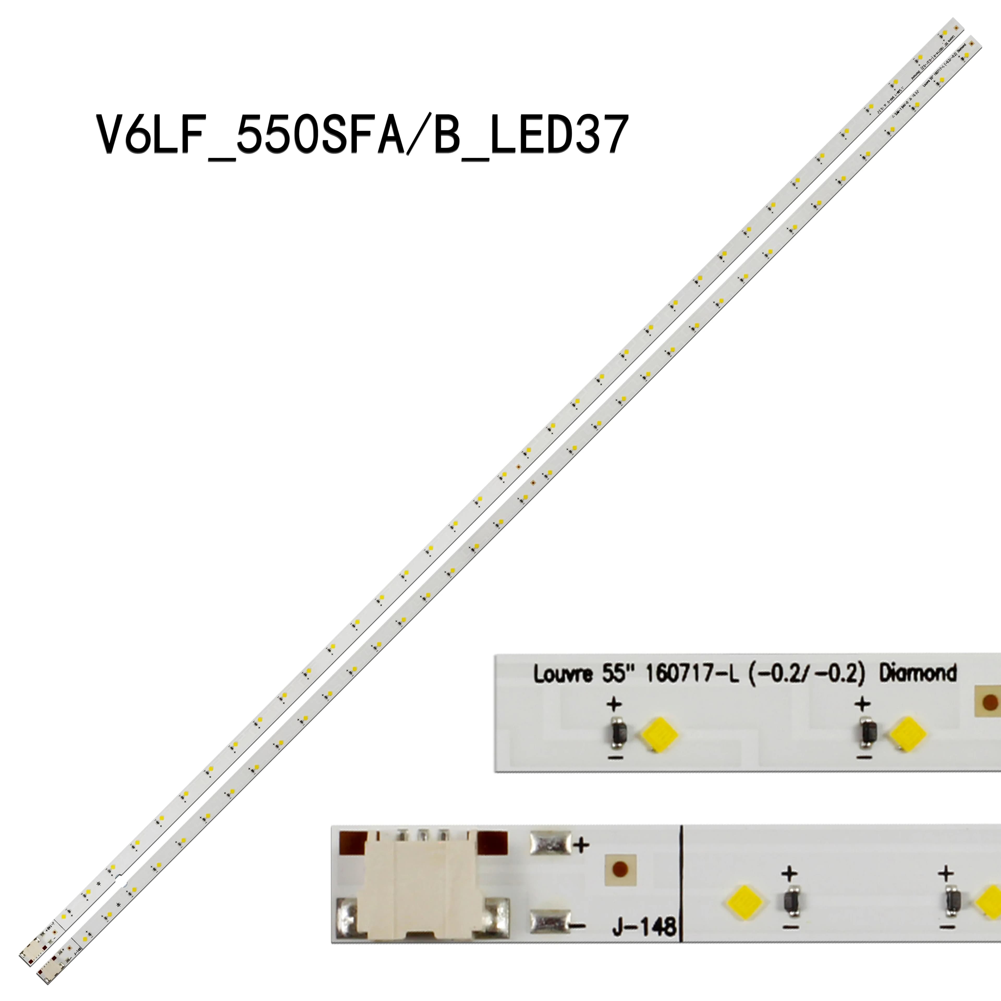 LED strip Louvre 55"160714-R L UE55K5102 UE55K5103 UA55K5100 UE55K5300 UE55K5100 UE55K5170SS UE55K5102AK UE55K5100BU UE55K5100AW