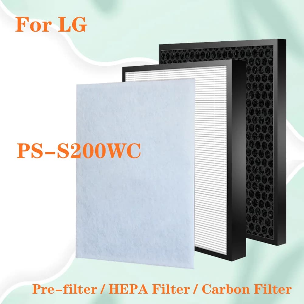 Per LG PS-S200WC filtro purificatore d'aria sostituzione filtro HEPA e filtro a carbone attivo