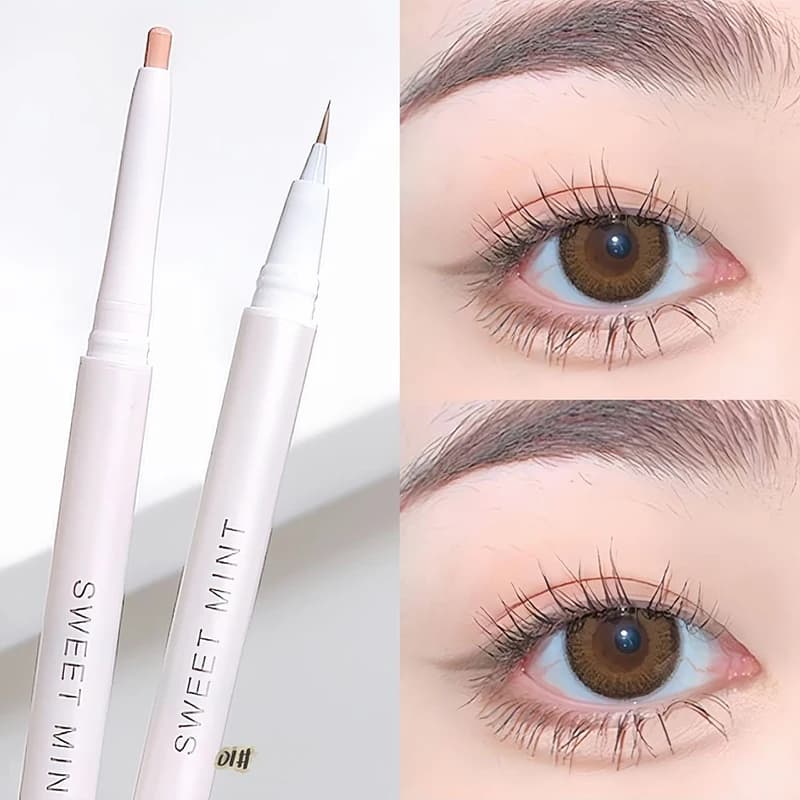 Matita Aegyosal opaca Evidenziatore Glitter Liquido duraturo impermeabile sotto l'eyeliner Penna a freccia Ombreggiatura Cosmetici coreani
